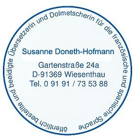 Beglaubigungsstempel